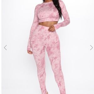 Tie Dye Pink Set